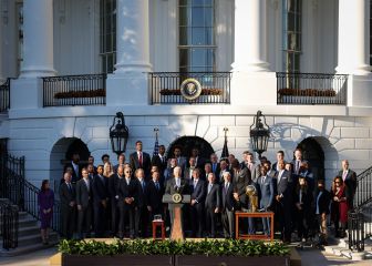 Milwaukee Bucks visit White House