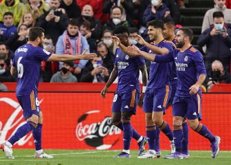 Real Madrid go to town on 10-man Granada