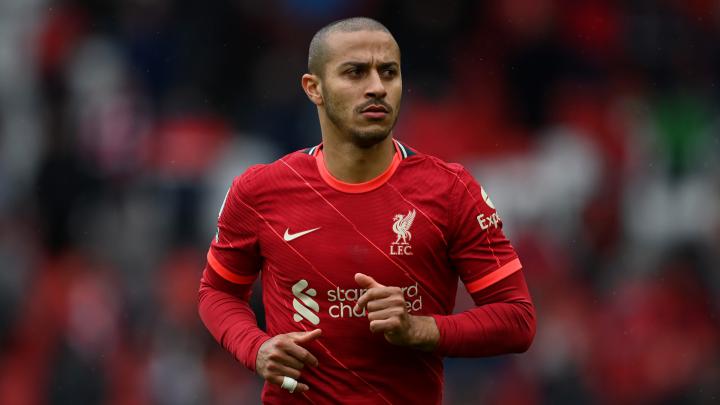 Liverpool's Thiago dismisses Barcelona speculation
