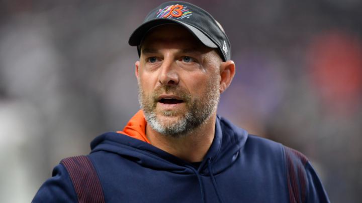 Bears coach Nagy dismisses report he'll be fired: That's not accurate