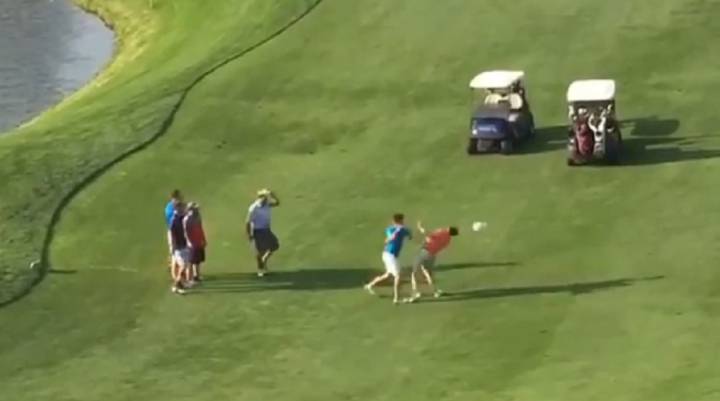 Dos golfistas se lían a golpes y después son 'mejores amigos'