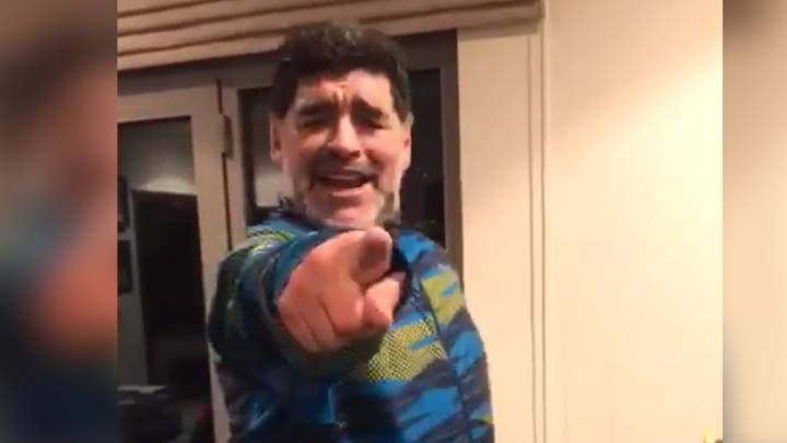 Así se prepara Maradona para los polvorones de Navidad