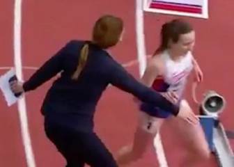 El 'regate' de una medallista para correr su vuelta de honor