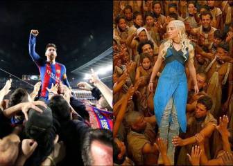 Messi como Khaleesi y otras locuras vistas en Twitter sobre la remontada del Barça