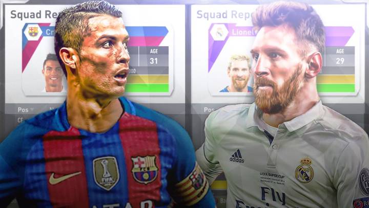 Cristiano Ronaldo en el Barcelona y Messi en el Madrid