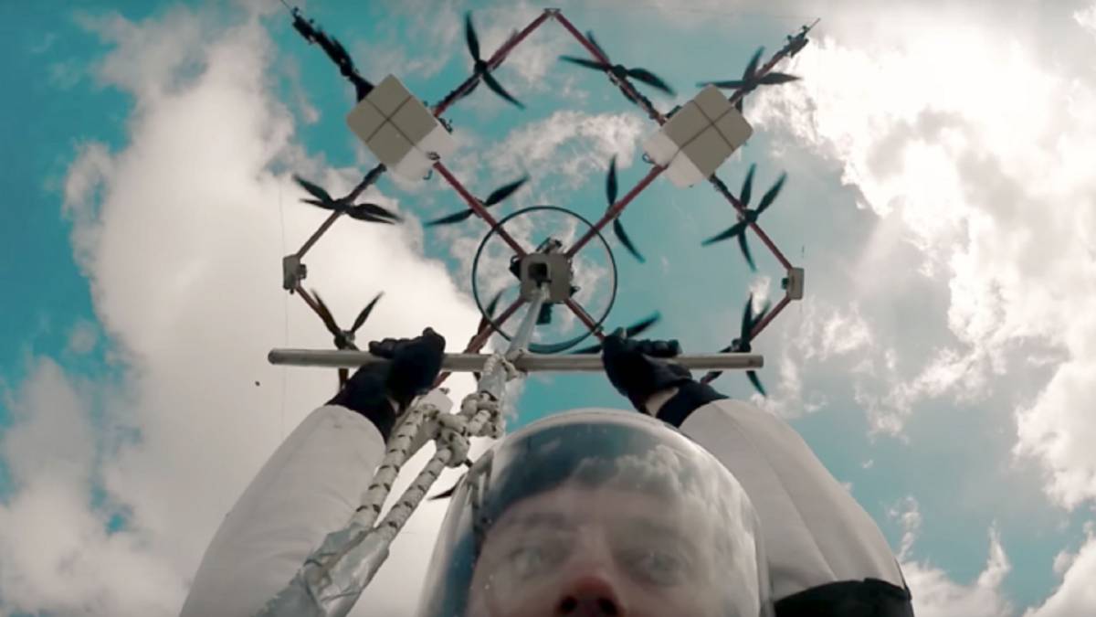Así es saltar desde un dron: el deporte extremo que quizá hagamos en el futuro