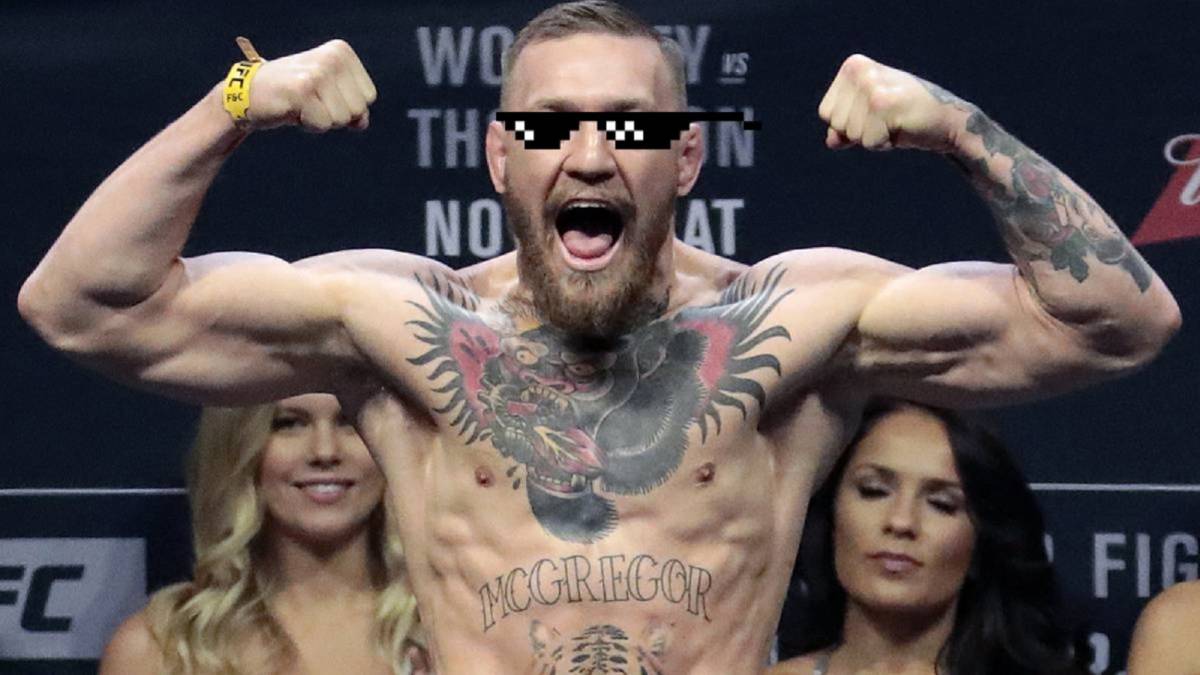 Conor McGregor tollea a Floyd Mayweather