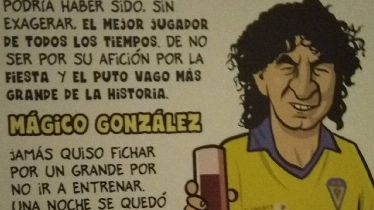El dibujo de Pedro Vera que demuestra lo grande que era Mágico González