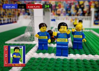 Revive la finalísima entre Boca y River... en forma de Lego