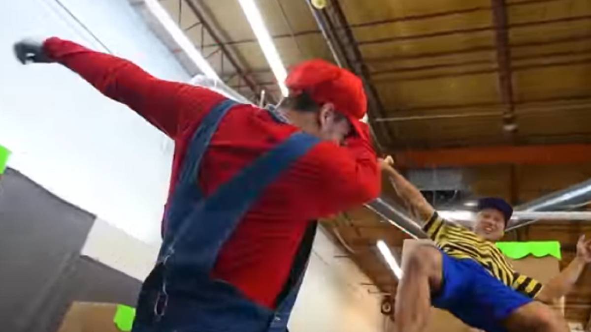Así podría ser una pelea del Super Smash Bros en la vida real