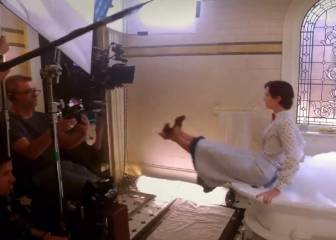 Así se rodó la escena en la bañera de Mary Poppins