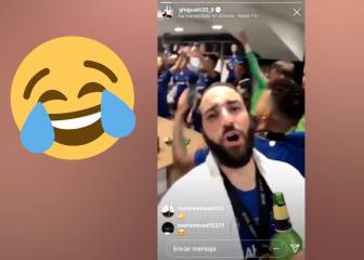 Todo Twitter se burla de Higuaín por su 'We are the champions':