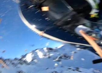 Impactantes imágenes del choque entre un helicóptero y una avioneta en pleno vuelo