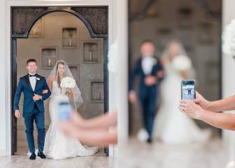 La imagen que demuestra que en las bodas ajenas es mejor no hacer fotos con el móvil