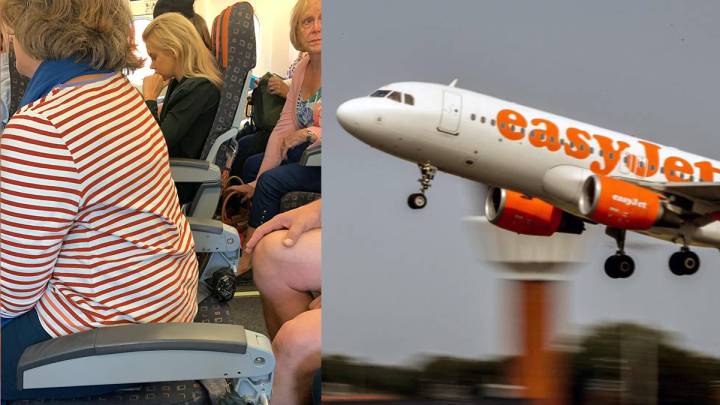 Capturan a un pasajero viajando sin respaldo y la respuesta de EasyJet no tiene precio