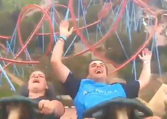 Millones de visitas en un par de días: la hazaña de este hombre en plena montaña rusa