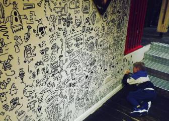 Estos garabatos artísticos son obra de un niño de 9 años