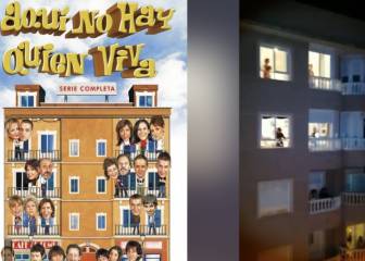 Una comunidad de vecinos imita la intro de 'Aquí no hay quién viva'
