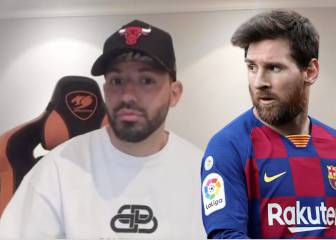 Ya hay miles de memes: la cómica reacción de Agüero al ver la felicitación de Messi...