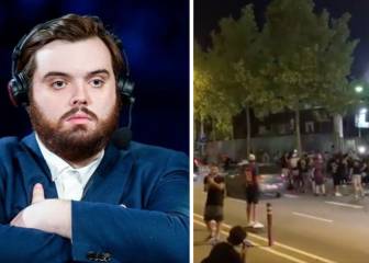 La furia de Ibai con unos hinchas del Barcelona que es viral: