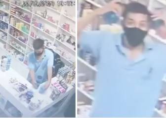 Locura queda grabada en una cámara de seguridad