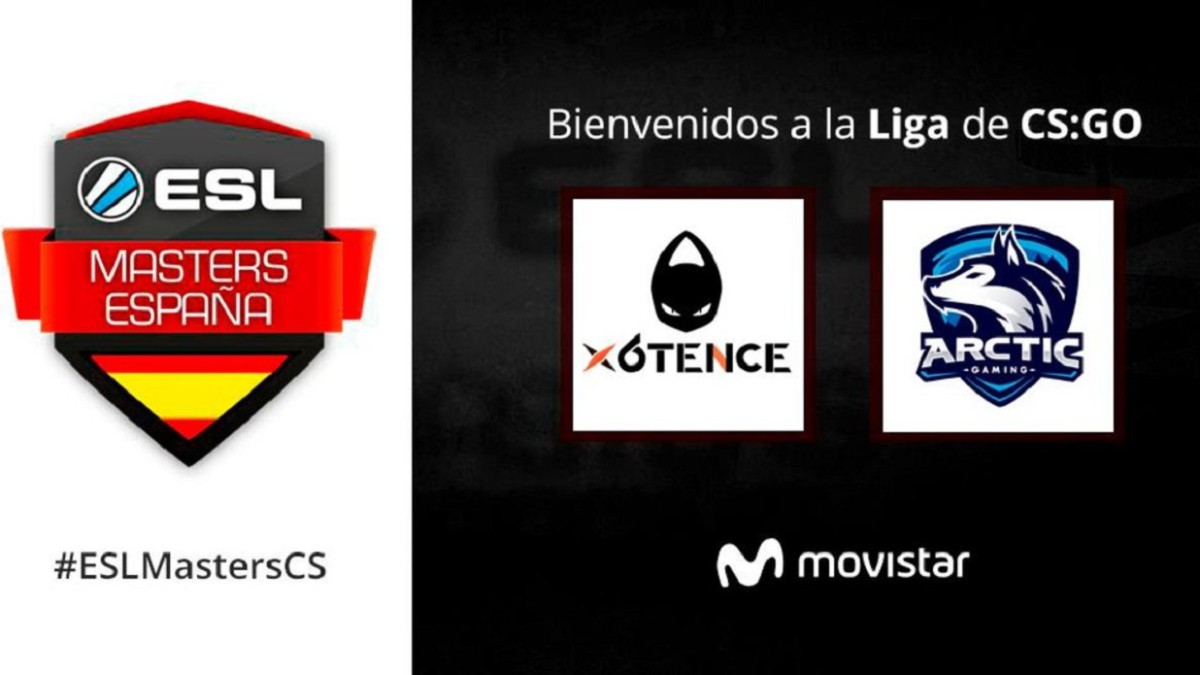 x6tence y Arctic Gaming clasificados para la ESL Masters España