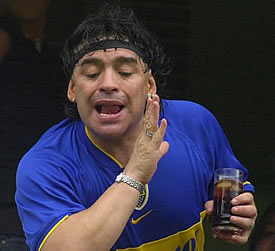 La esposa de Maradona pide el divorcio