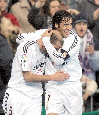 A Turín con Zidane y Raúl