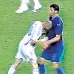Zidane ha protagonizado varias agresiones duras