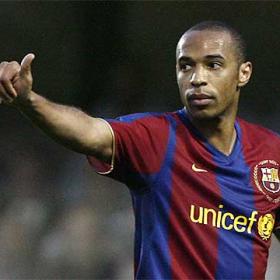 Henry le da la victoria al Barcelona en su debut Henry le da la victoria al Barcelona en su debut