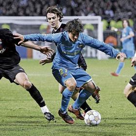 A octavos con Messi y árbitro A octavos con Messi y árbitro