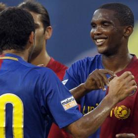 El Barça acaba la gira goleando y con Eto'o de estrella El Barça acaba la gira goleando y con Eto'o de estrella