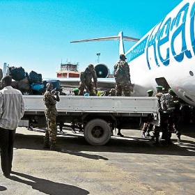 La Saeta se ha utilizado para traslado de tropas en África La Saeta se ha utilizado para traslado de tropas en África