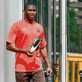 Etoo intimida al Recre Etoo intimida al Recre