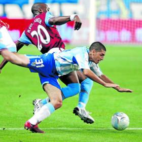 Fernando puso el gol de un Málaga lleno de canteranos Fernando puso el gol de un Málaga lleno de canteranos