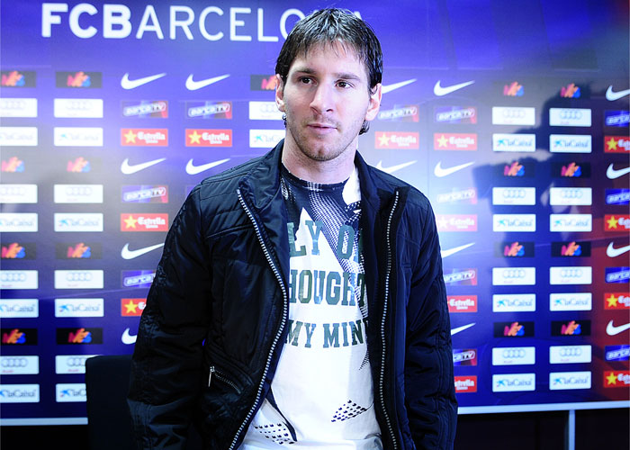 Messi: "Es un premio para la cantera del Barcelona"