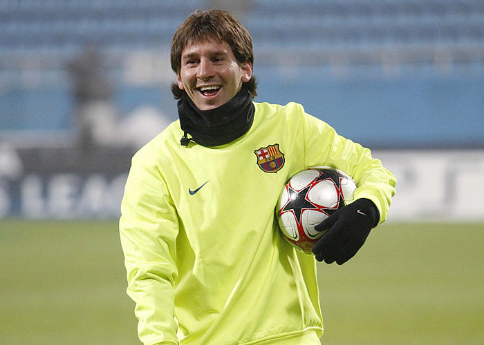 Messi no se entrena y es duda para el partido del miércoles