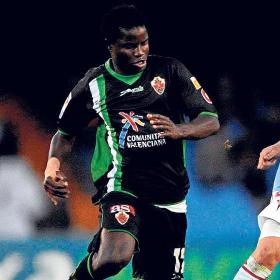 El Sevilla estuvo viendo a Wakaso en Balaídos El Sevilla estuvo viendo a Wakaso en Balaídos