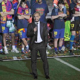 El Barcelona celebra el título en un Camp Nou lleno hasta la bandera El Barcelona celebra el título en un Camp Nou lleno hasta la bandera