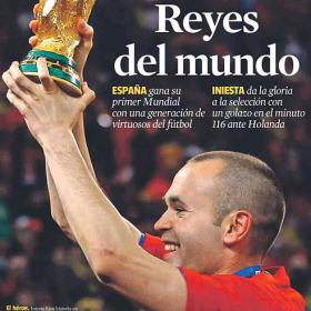 Borrachera de felicidad en la prensa española al grito de "¡Campeones!" Borrachera de felicidad en la prensa española al grito de "¡Campeones!"