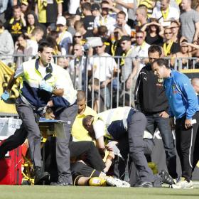 El argentino Dudar está en coma por una mala caída en un partido El argentino Dudar está en coma por una mala caída en un partido