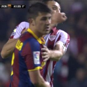Sólo un partido de castigo para Villa y Amorebieta Sólo un partido de castigo para Villa y Amorebieta