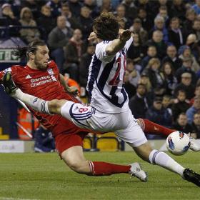 El Liverpool gana al WBA y acecha la parte alta El Liverpool gana al WBA y acecha la parte alta