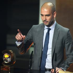 Pep dedicó a Vilanova el premio al mejor técnico Pep dedicó a Vilanova el premio al mejor técnico
