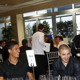 Comida para hacer piña de la plantilla del Real Madrid Comida para hacer piña de la plantilla del Real Madrid