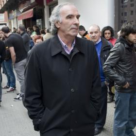 Iribar, Ocio y Gurpegui, en el funeral de Iñigo Cabacas Iribar, Ocio y Gurpegui, en el funeral de Iñigo Cabacas