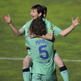 Messi mantiene vivo al Barça Messi mantiene vivo al Barça