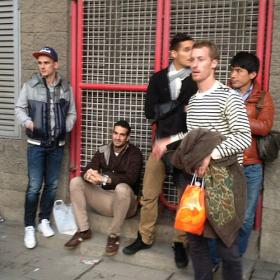 Cuatro jugadores de la Real estuvieron en San Mamés Cuatro jugadores de la Real estuvieron en San Mamés