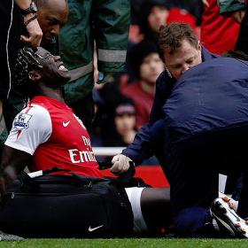 Sagna, lesionado: "Johnson me pisó a propósito" Sagna, lesionado: "Johnson me pisó a propósito"