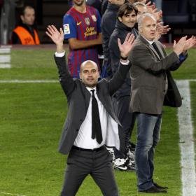 El adiós de Guardiola agita el palco del Camp Nou El adiós de Guardiola agita el palco del Camp Nou
